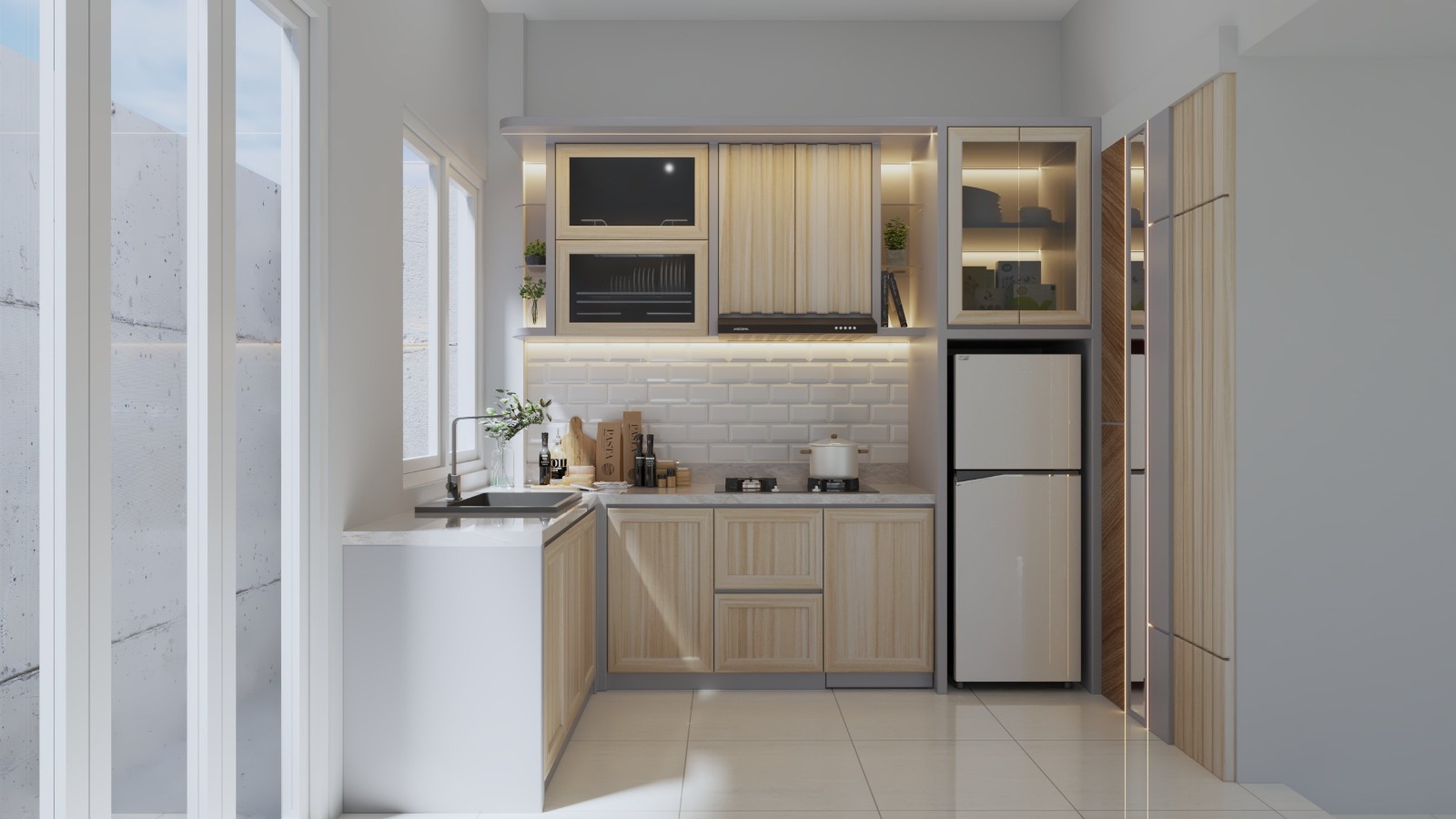 Kitchen Set Minimalis Kayu