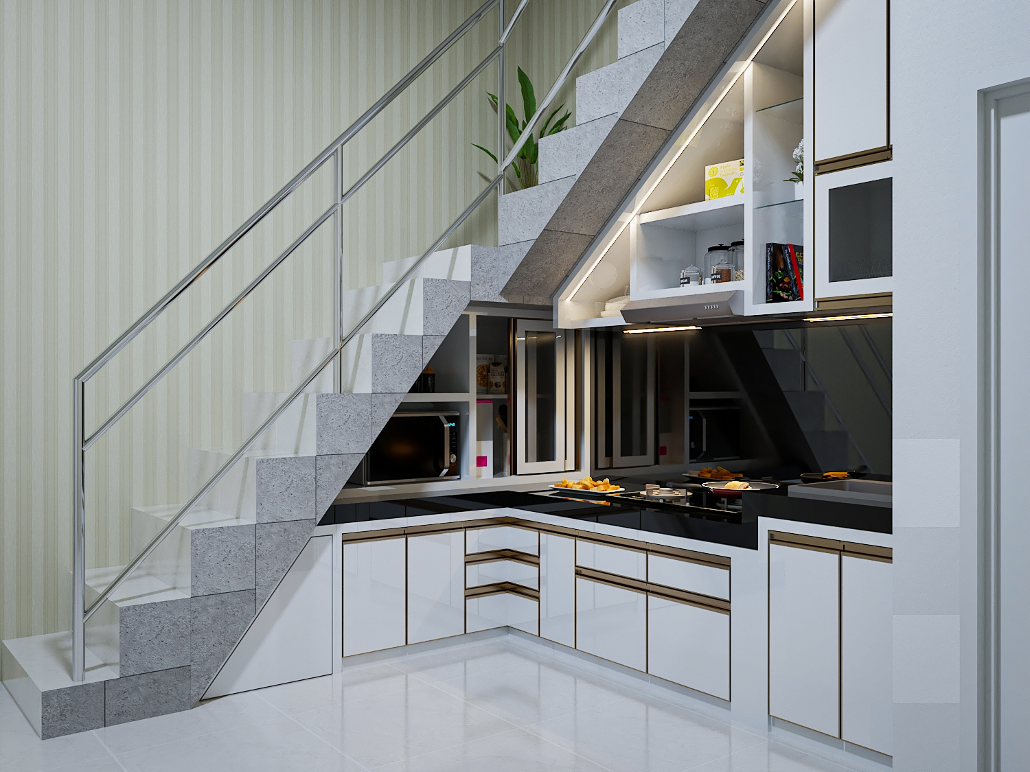 Kitchen Set Bawah Tangga